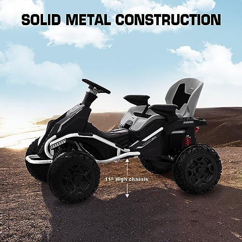 24V 4x4 Ride On Toy for Big Kids, 4x200W Motors, 5MPH, Parent Remote, Wide Seat, Green X884766