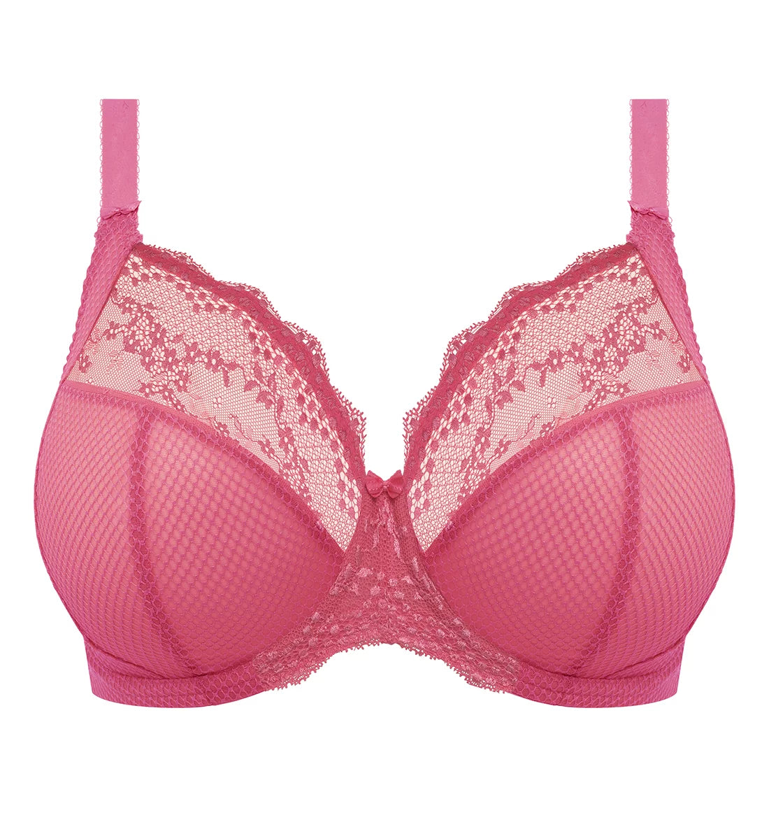 Plunge Underwire Bra with Stretch Lace, 34HH B222