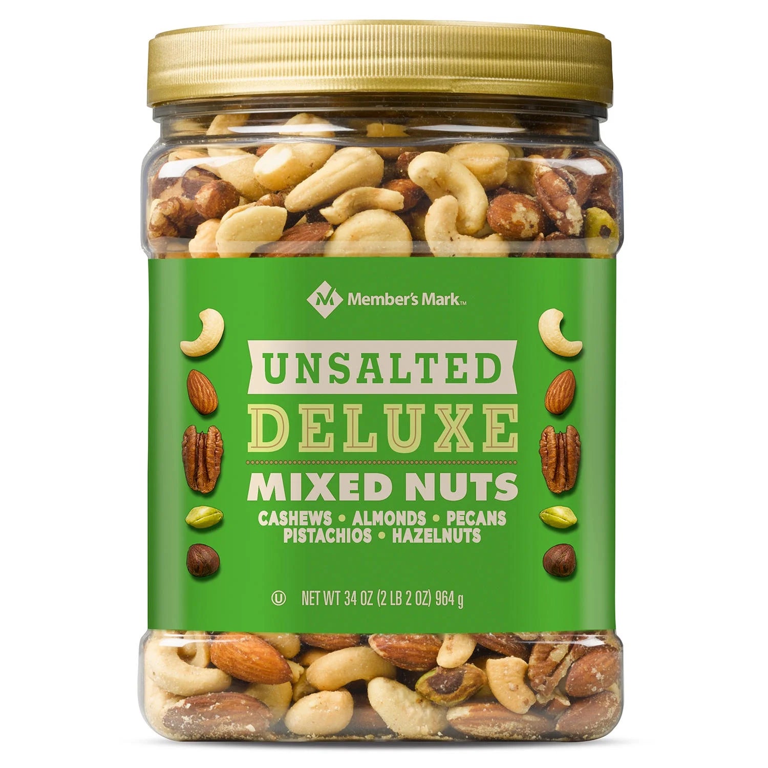 Unsalted Deluxe Mixed Nuts (34 oz.) E491965