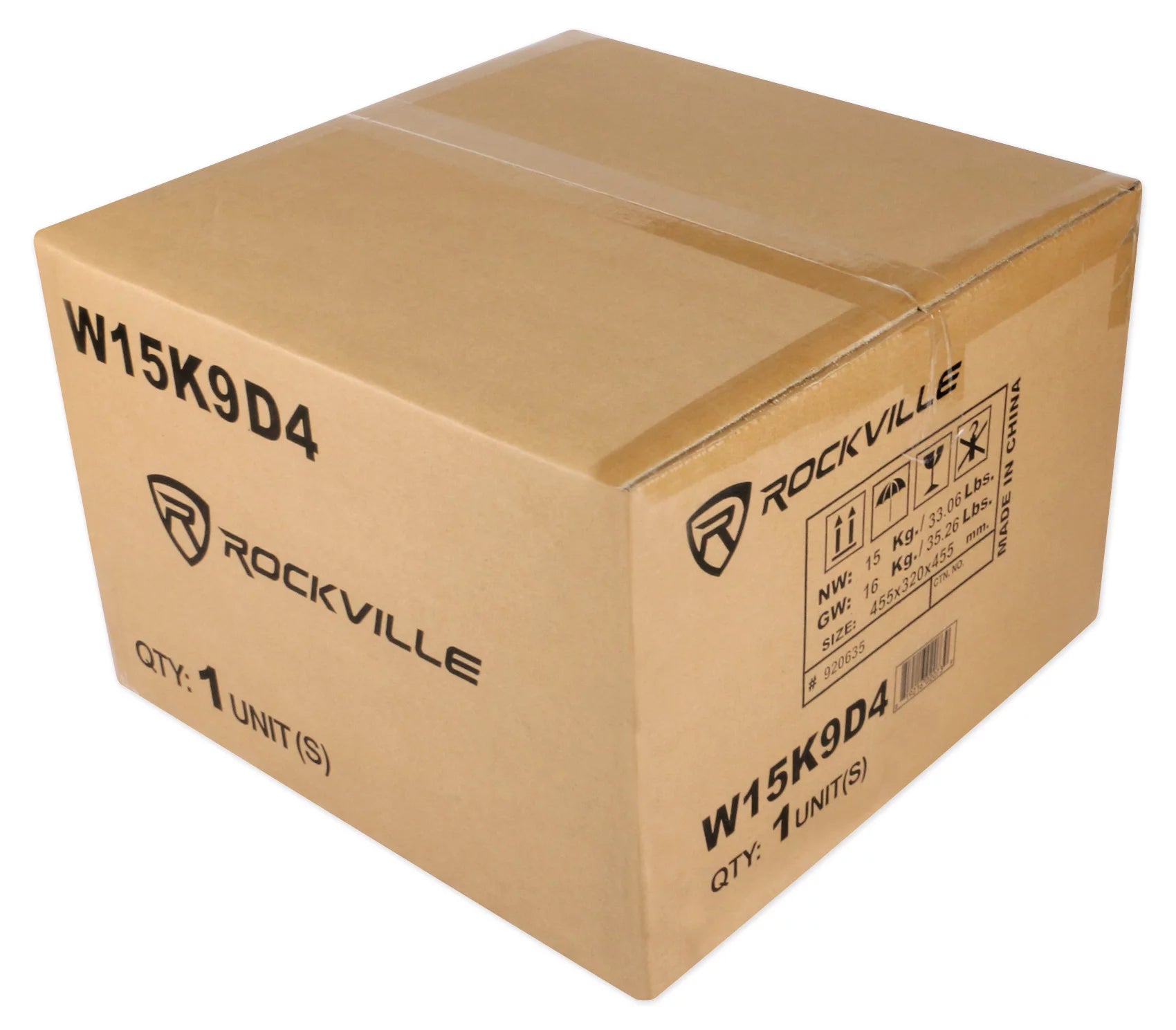 15" Car Subwoofer with Sealed Box Enclosure P656