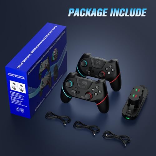 2 Pack Wireless Switch Controllers with Motion Sensor and Vibration L2482