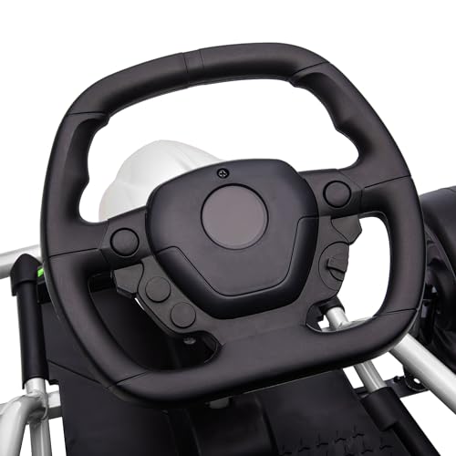 Electric Go Kart Drifting Ride On Toy for Kids 8-12, White C609