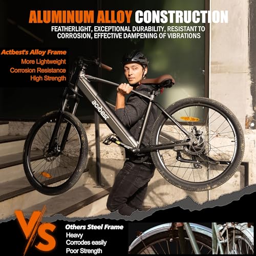 Electric Bike for Adults, 1000W Brushless Motor, Removable Battery, 7-Speed Commuter P8523