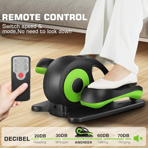 Under Desk Elliptical Machine - Quiet Pedal Exerciser for Seniors, Office & Home, Low-Impact Seated Leg Workout Equipment U896385