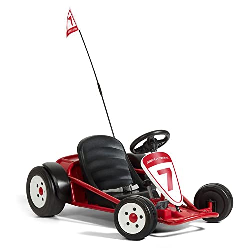 Kids Electric Go-Kart with Adjustable Seat, Grey X830256