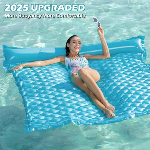 Giant Inflatable Floating Water Mat for Pool Lake Beach Z14411