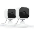 Blink_Mini – Compact Indoor Plug-in Smart Security Camera, 1080 HD video, Night Vision, Motion Detection, Two-Way Audio – 2 Camera Pack