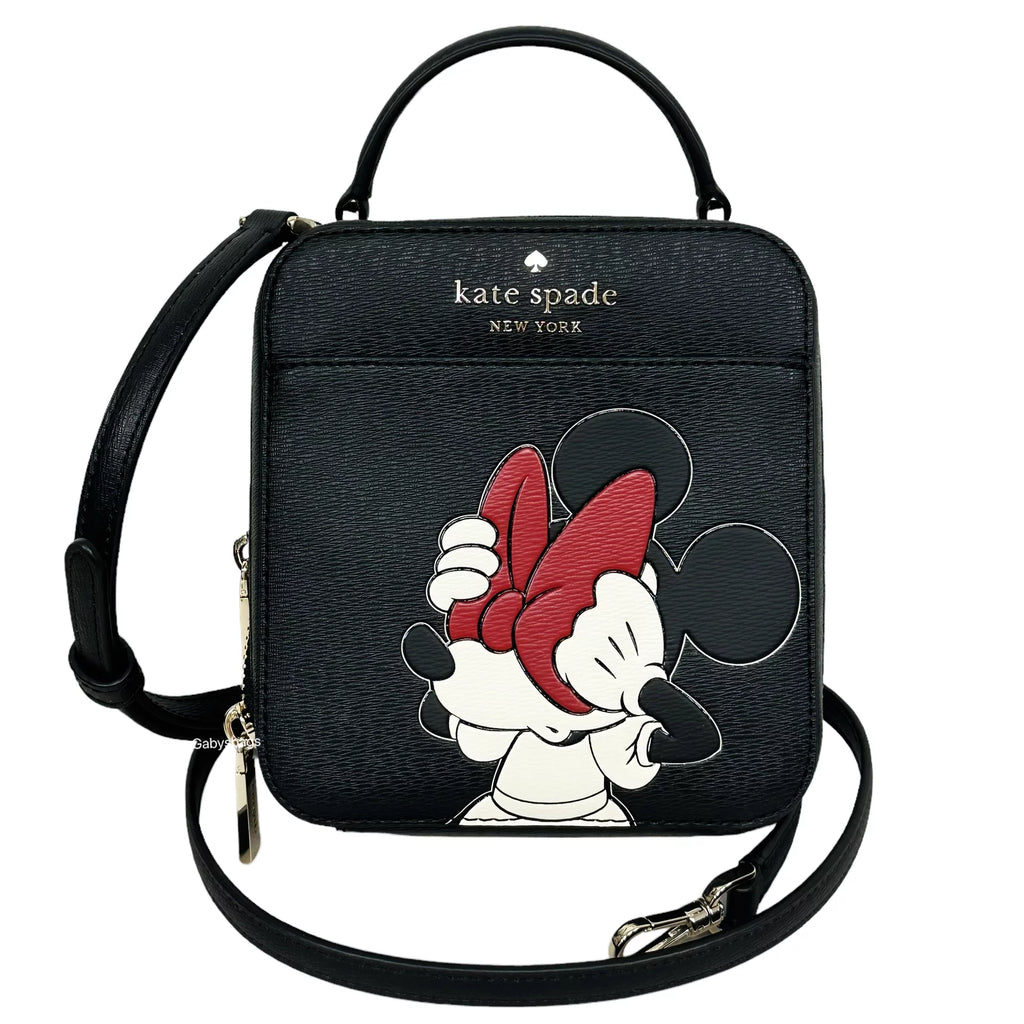 Disney Minnie Mouse Daisy Vanity Saffiano PVC Crossbody Handbag B5160