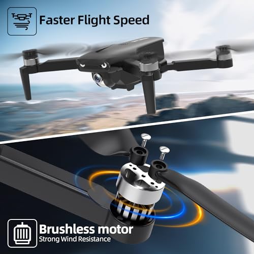 Drone with 4K Camera, Foldable FPV Quadcopter for Adults and Kids, 26 Mins Flight Time Y14058