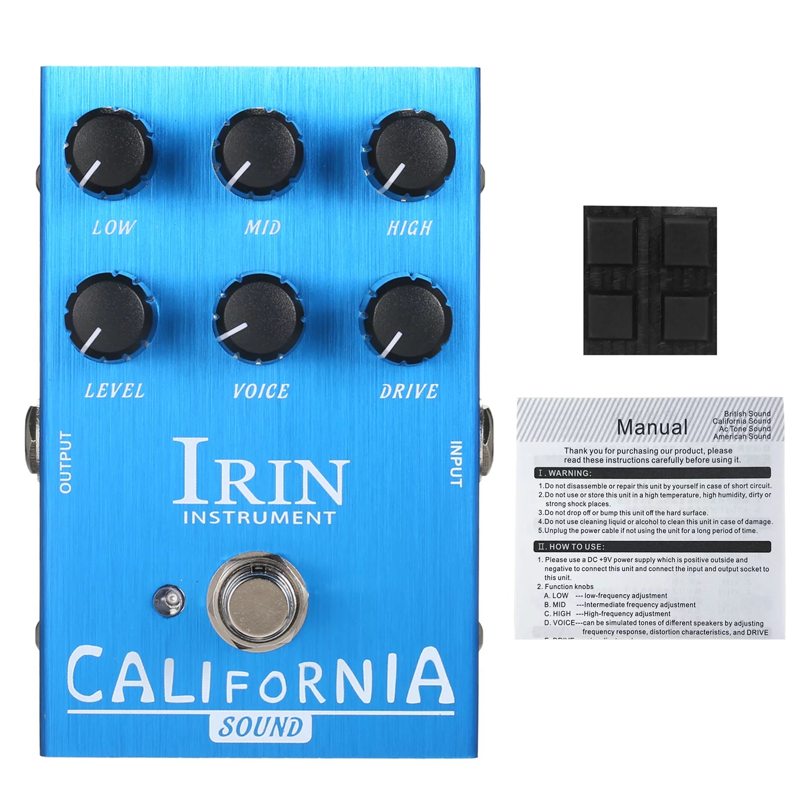 Guitar Effect Pedal with AC30 Speaker Simulation Q761