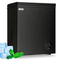 3.5 Cubic Chest Freezer, Compact Deep Freezer with Top Open Door and Removable Storage Basket, 7 Gears Temperature Control, Energy Saving, for Office Dorm or Apartment
