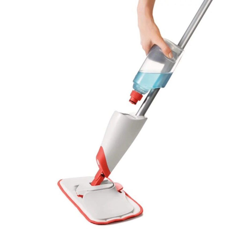 Refillable Wet Floor Spray Mop with Slide Out Scrubber R753