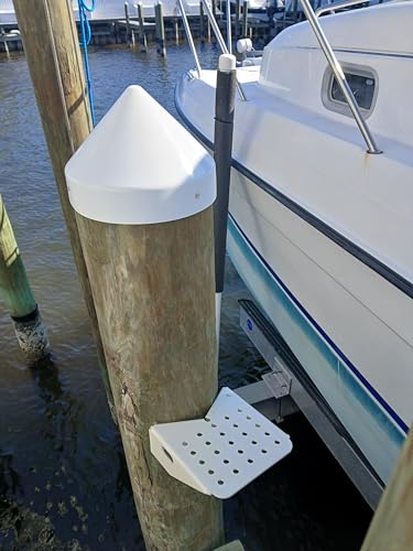 Aluminum Boat Dock Step, Single-Step Boarding Platform N436761