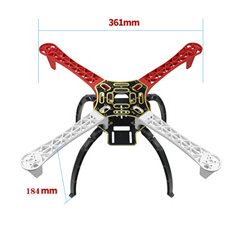 DIY 2.4G 8CH F450 RC Quadcopter 4-Axle Unassembly Kit Drone I410900
