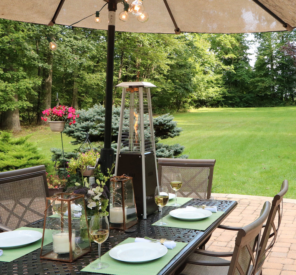 Mini Pyramid Tabletop Propane Patio Heater R490896