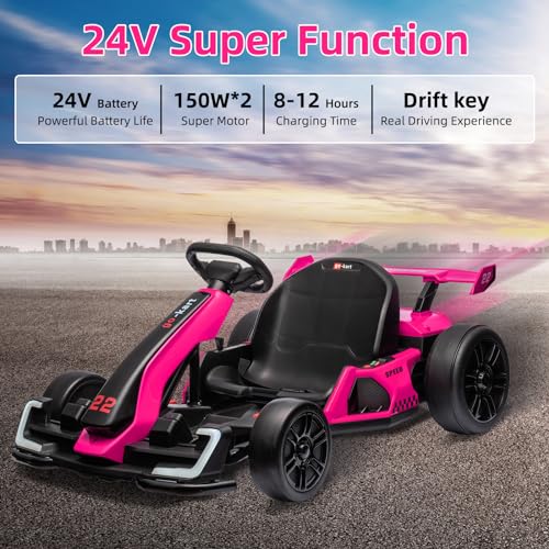 24V Electric Drift Go Kart for Kids with 300W Motor B642485