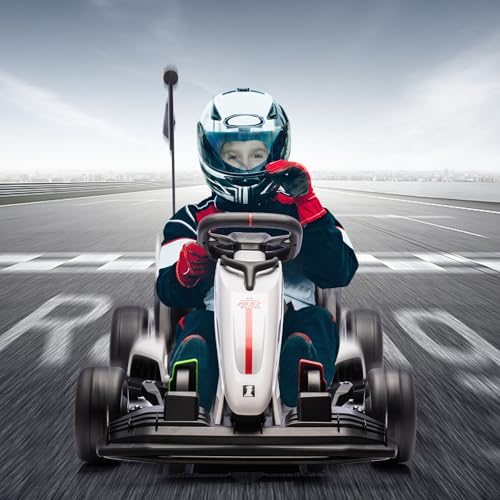 Electric Drift Kart for Kids, Ride-On Car with Adjustable Seat A721