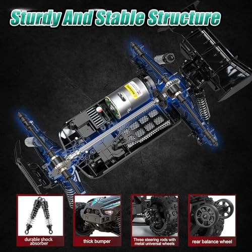 1/14 RC Car 4WD All Terrain Truck 60 Mins Runtime H34560