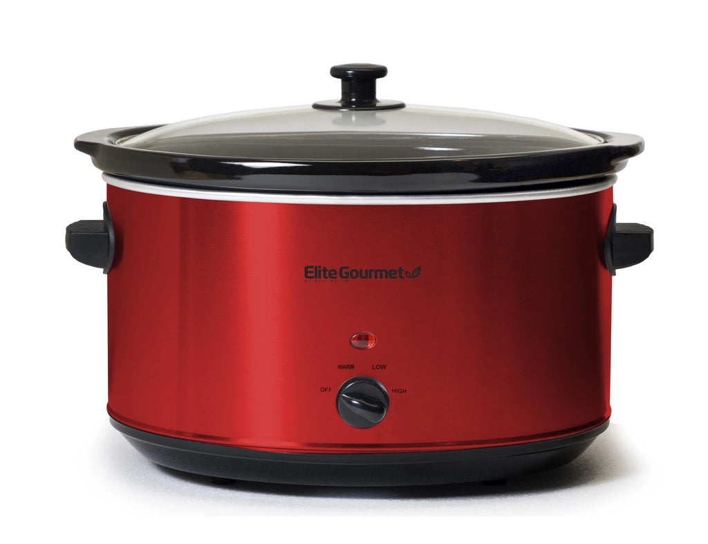 Elite Gourmet 8.5Qt. Stainless Steel Slow Cooker