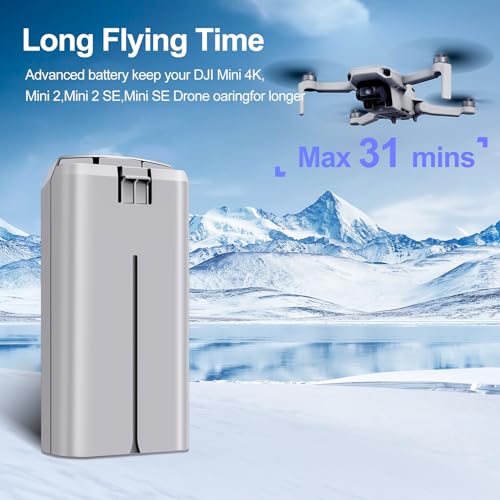 2-Pack Mini Drone Intelligent Flight Battery 2400mAh 31 Min C11368