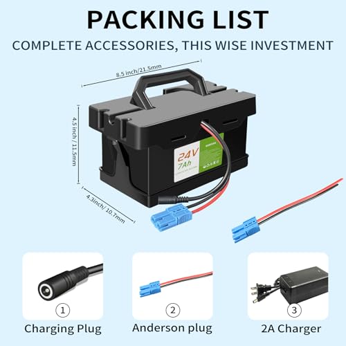 24V 12Ah Lithium Battery for Ride-On Cars & Toys Q32647