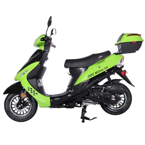 Moped with 10" Aluminum Wheels, Electric/Kick Start P87471