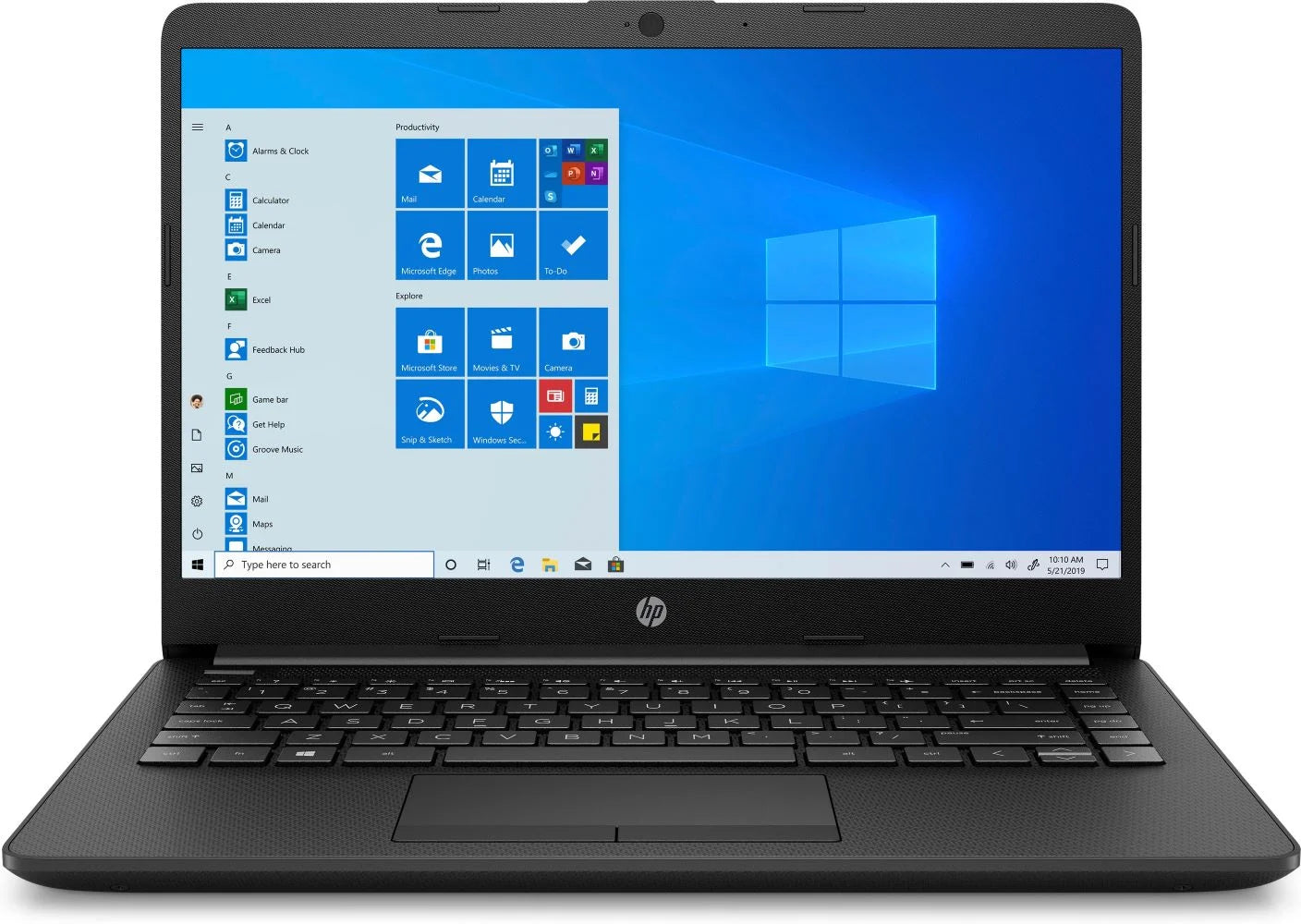 HP 14-dk1013dx 14" HD 1366 x 768 AMD Athlon Silver 3050U 2.3 GHz 4GB RAM | 128 GB SSD AMD Radeon Graphics Windows 10 S