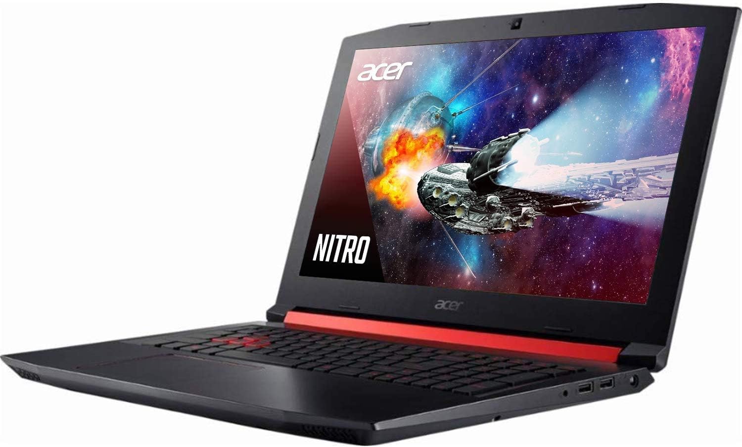 Nitro 5 15.6" Gaming Laptop, i5, GTX 1650, 8GB RAM, 1TB HDD + 128GB SSD, Black D98351