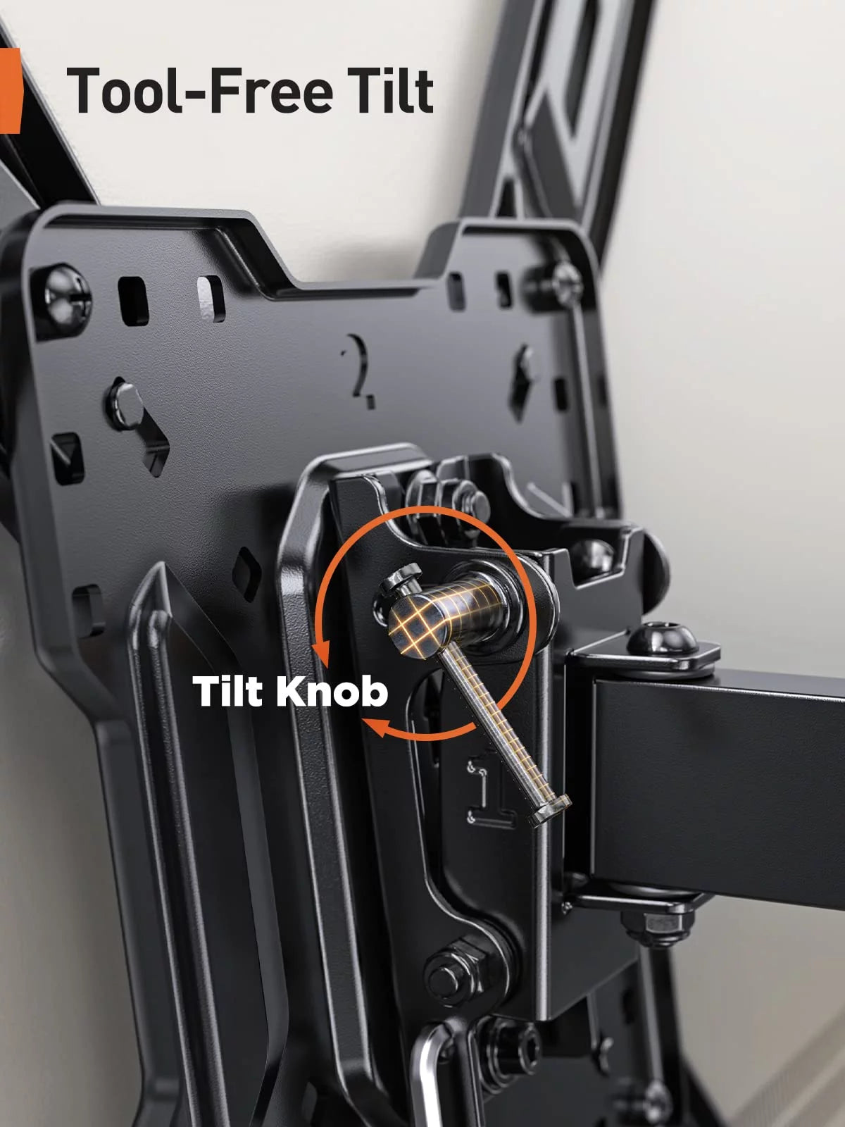 TV Wall Mount Bracket for 26-60 inch LED LCD Flat Curved TVs, Max 400x400mm, 82 lbs D2875