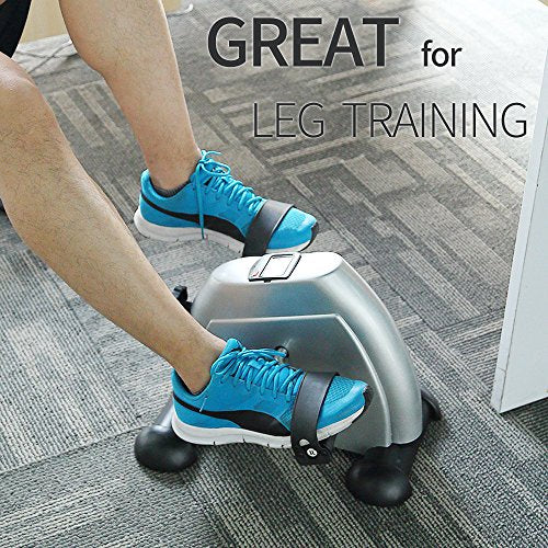 Under Desk Bike Pedal Exerciser with LCD Screen A782350