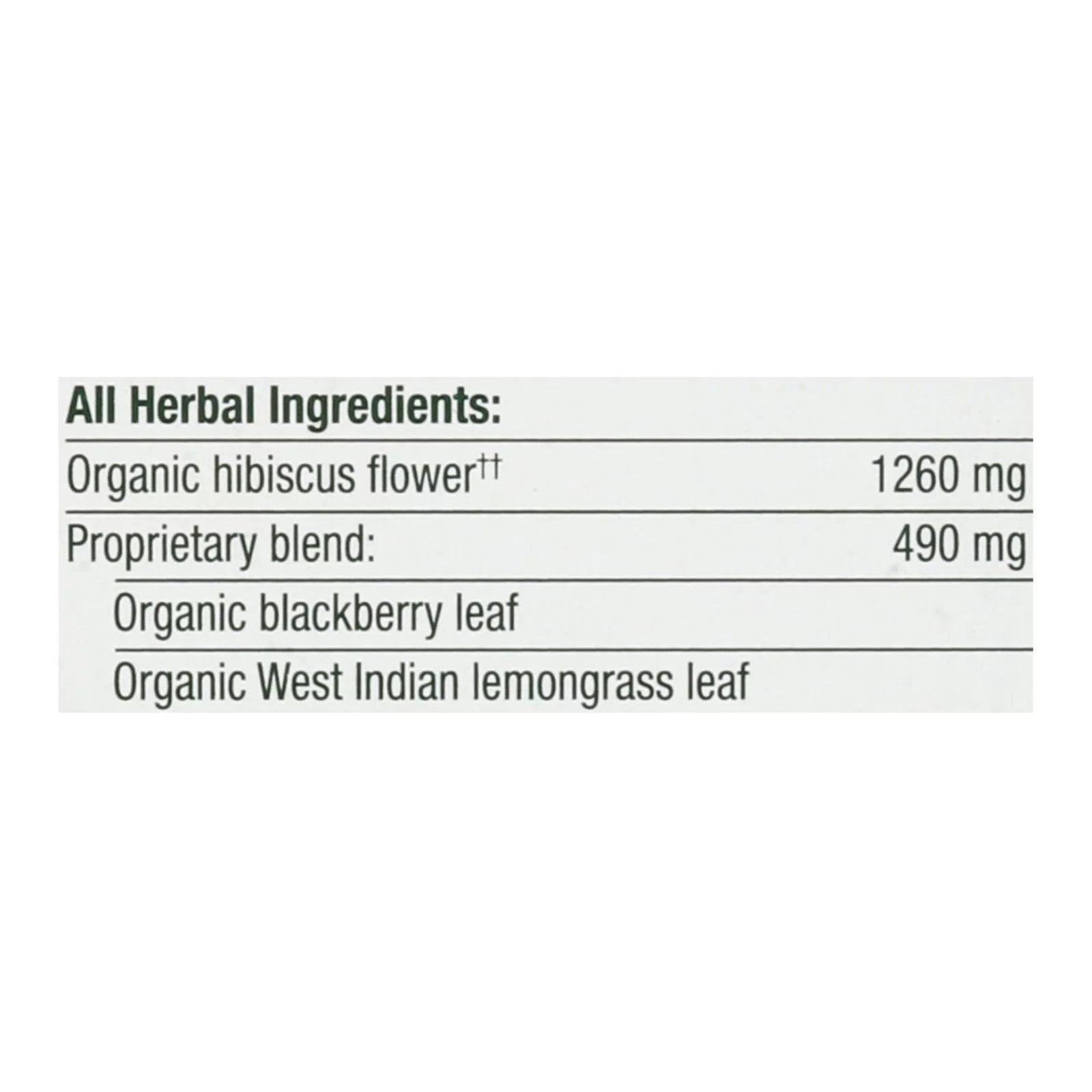 Organic Hibiscus Herbal Tea, 6-Pack C13369