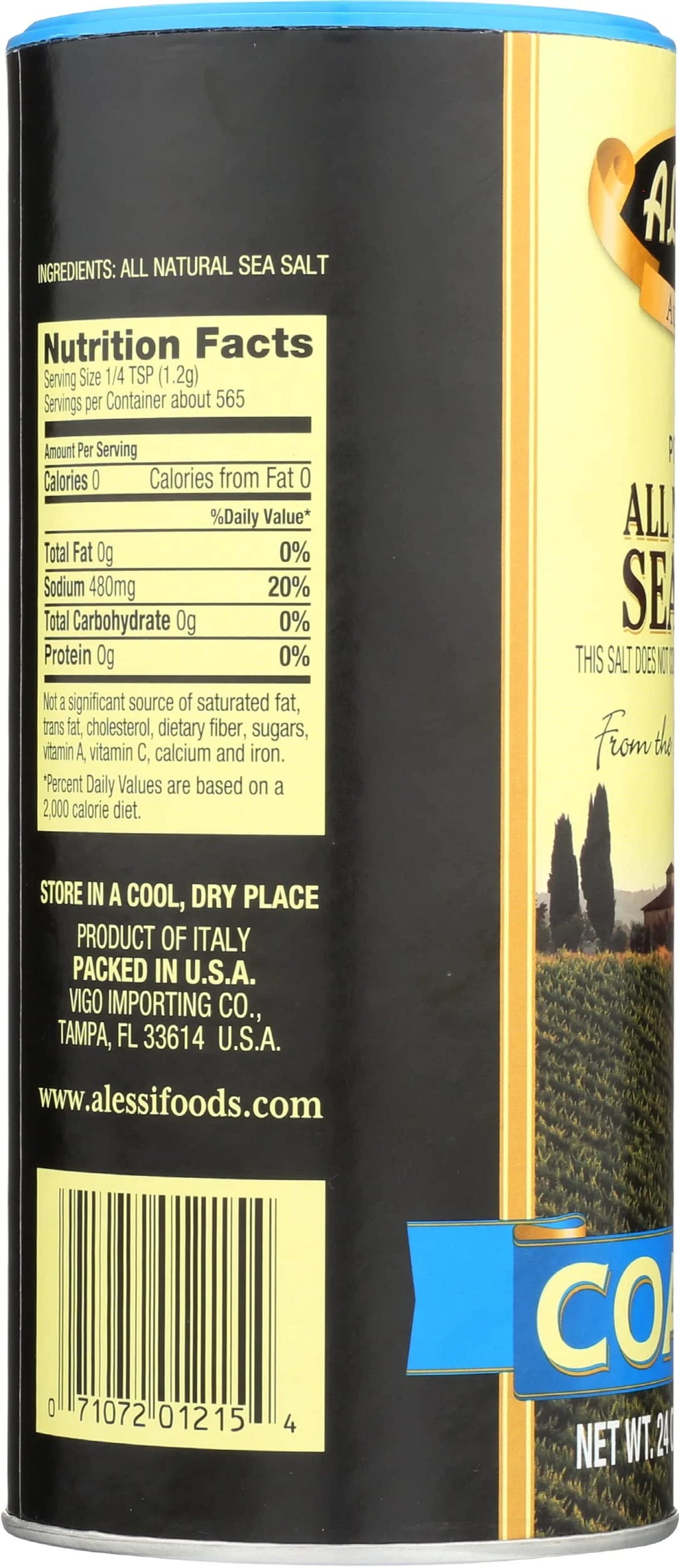 Coarse Sea Salt, 24-Ounce (Pack of 6) K93760