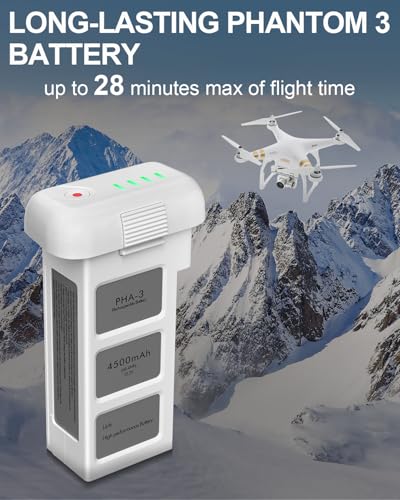 4500mAh 15.2V Intelligent Flight Battery for Phantom 3 Pro, Standard, Advanced, SE Drone L6693