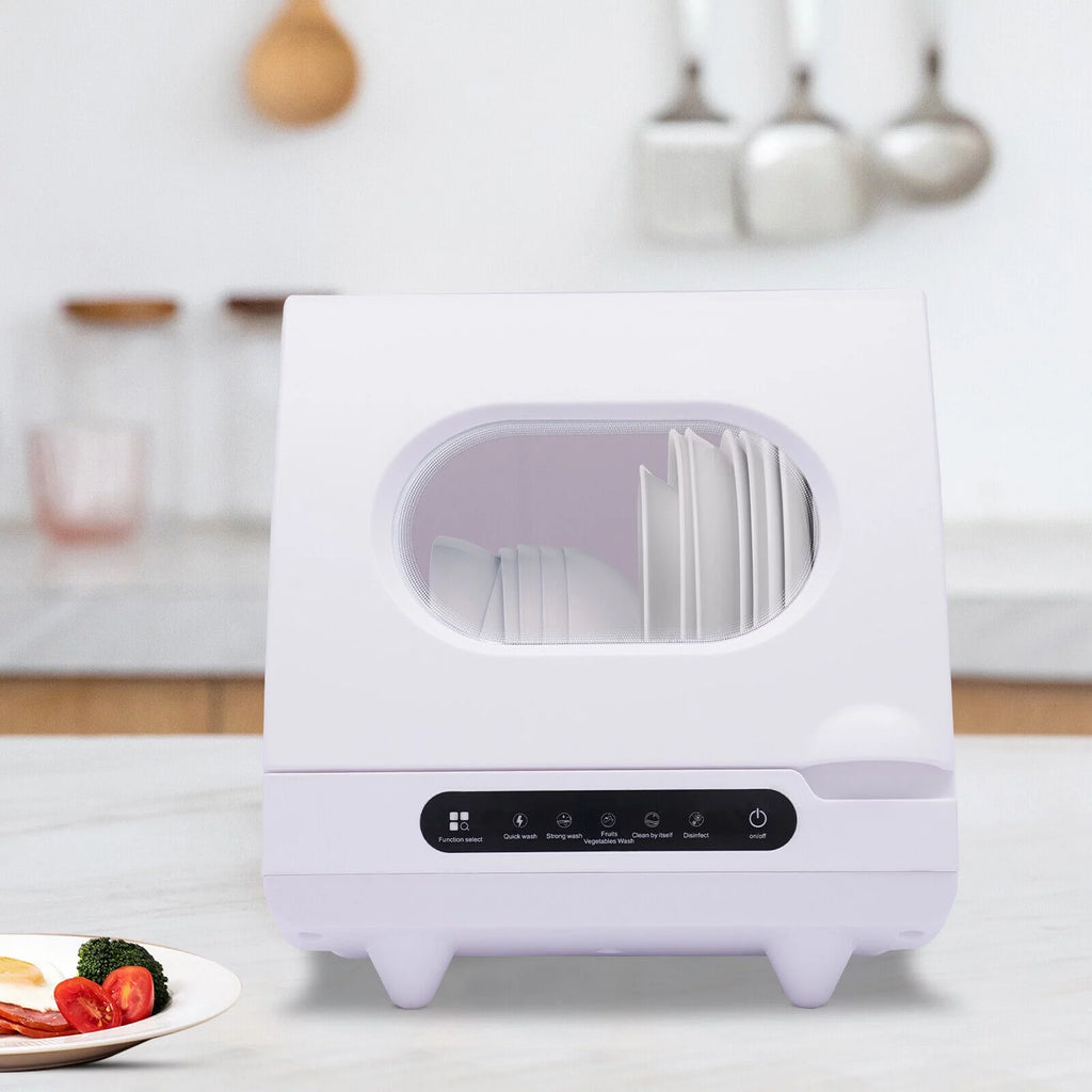 Portable Countertop Dishwasher, Compact 5 Programs Q383