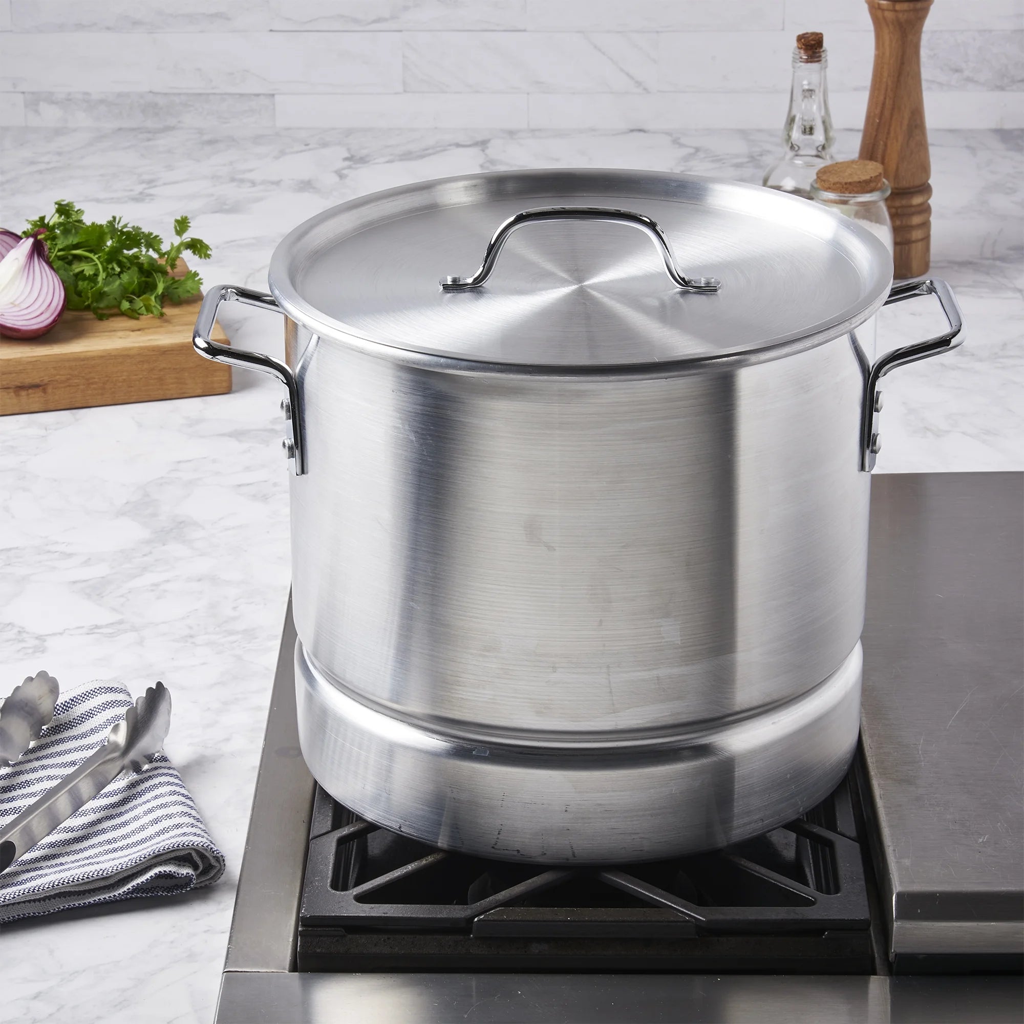20Qt Aluminum Tamale Steamer Set I64006