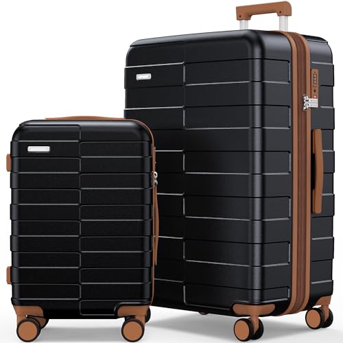 3 Piece Hardside Expandable Luggage Set with TSA Lock Spinner Wheels L24758