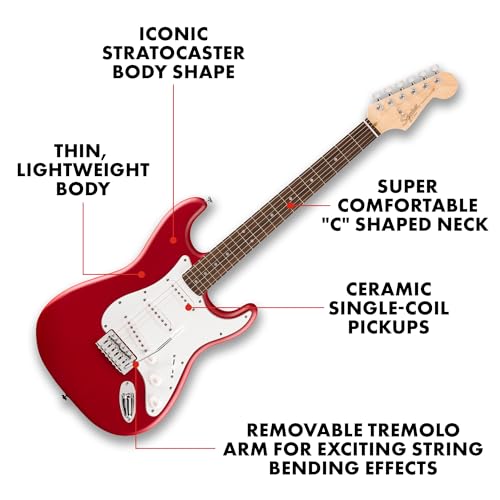 Electric Guitar for Beginners, Black Matte Finish V2002