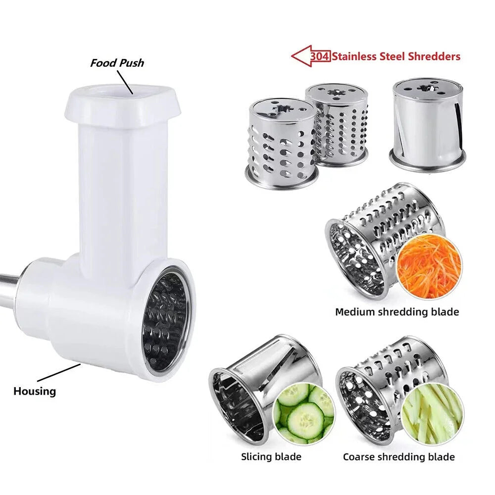 Fresh Prep Slicer/Shredder 3-in-1 Attachment for Stand Mixer L569