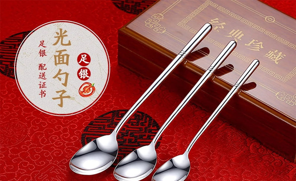 Sterling Silver Spoon for Adult and Child, Coffee Spoon U6102