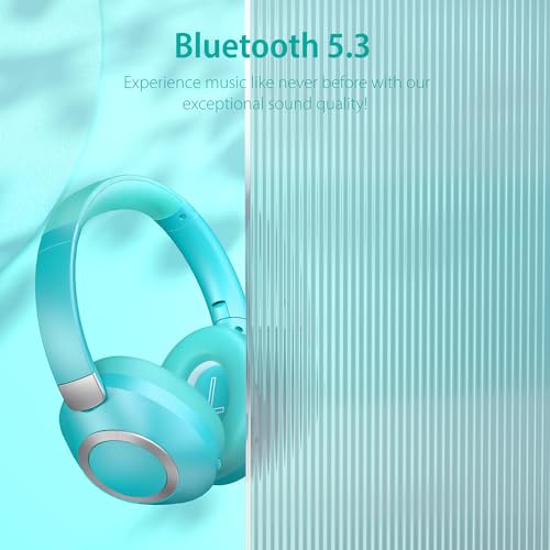 Wireless Over Ear Headphones with Active Noise Cancelling and Microphone T4812