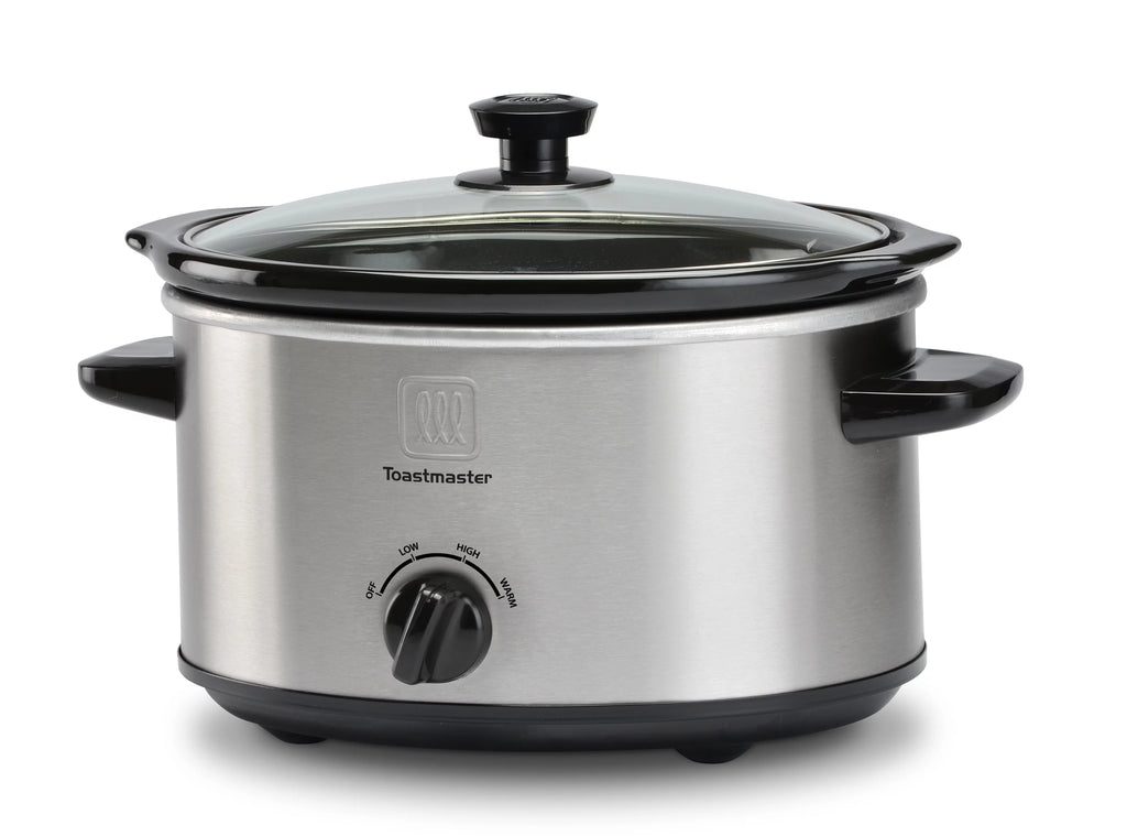 Toastmaster 5 Quart Slow Cooker, Silver