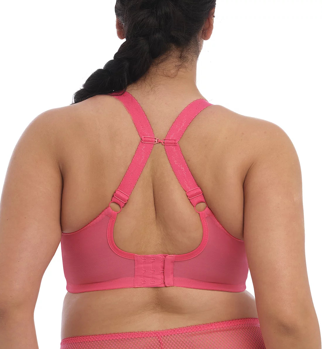 Plunge Underwire Bra with Stretch Lace, 34HH B222