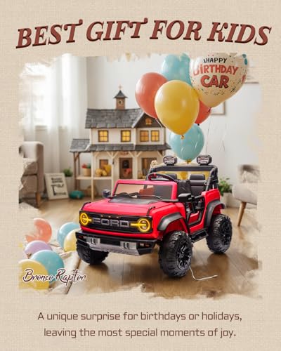 24V Ride on Car for Big Kids, 2 Seater with Remote Control, 4-Wheeler Suspension, 3 Speeds, LED Lights D981