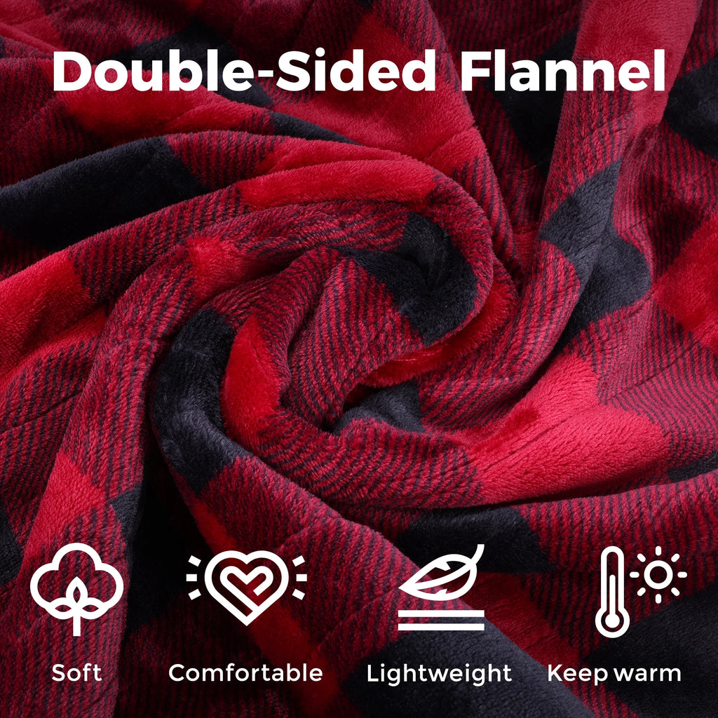Heated Throw Blanket with 4-Hour Auto Off, Machine Washable J30096