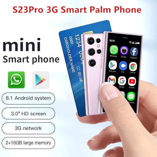 3G Mini Smartphone 3.0 Inch WiFi GPS Quad Core Android 8.1 Cell Phone Dual Sim HD Camera J113
