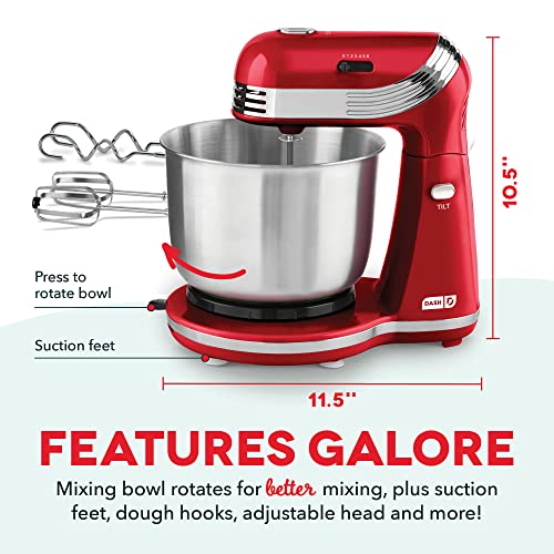 Stand Mixer with 3 Quart Stainless Steel Bowl, 6 Speeds T41155