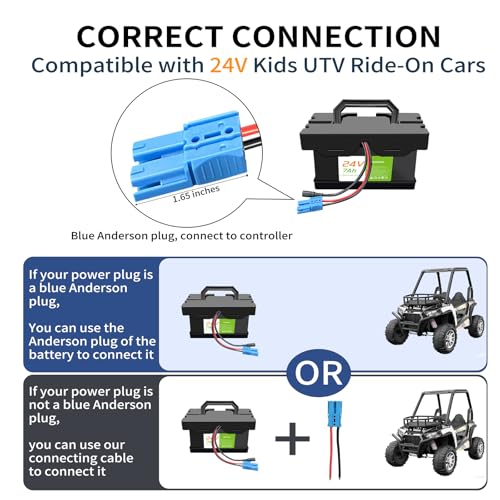 24V 12Ah Lithium Battery for Ride-On Cars & Toys Q32647