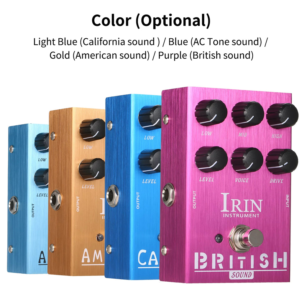 Guitar Effect Pedal with AC30 Speaker Simulation Q761