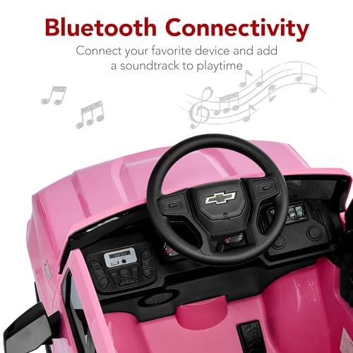 12V Ride On Truck for Kids with Remote Control, Bluetooth, LED Lights U7979