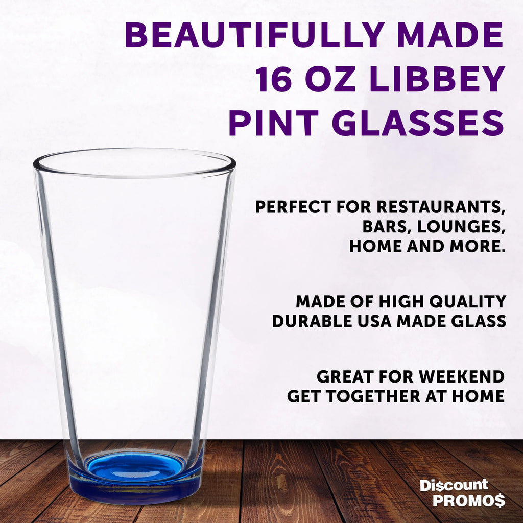 Heavy Duty Beer Pint Glasses 16 oz Set of 10, Restaurant Glassware for Cocktails F787648
